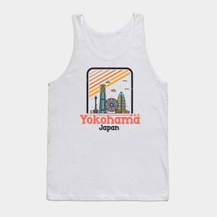 Yokohama, Japan City Vintage Tank Top